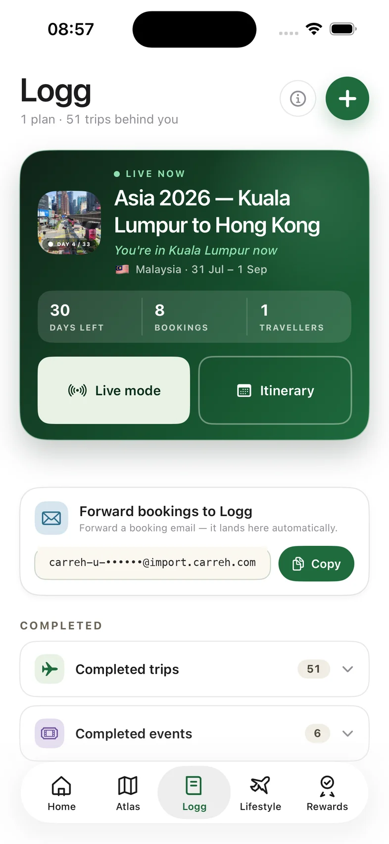 Carreh Logg: a live trip through Kuala Lumpur to Hong Kong, day 4 of 33